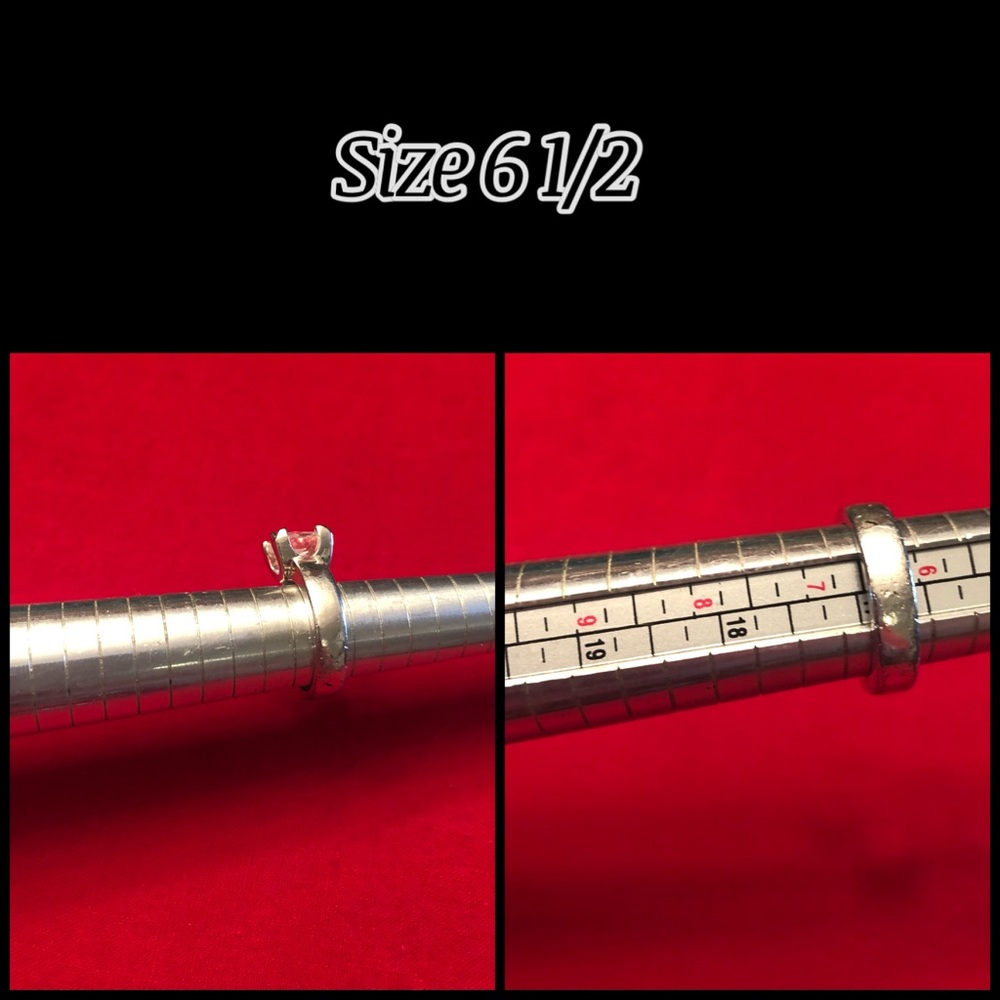 3 Silver Tone Ring Bundle - image 4